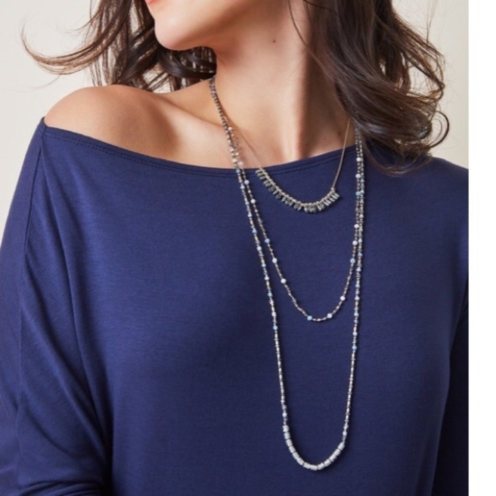 Stella & Dot Keely layered necklace (NWT)
